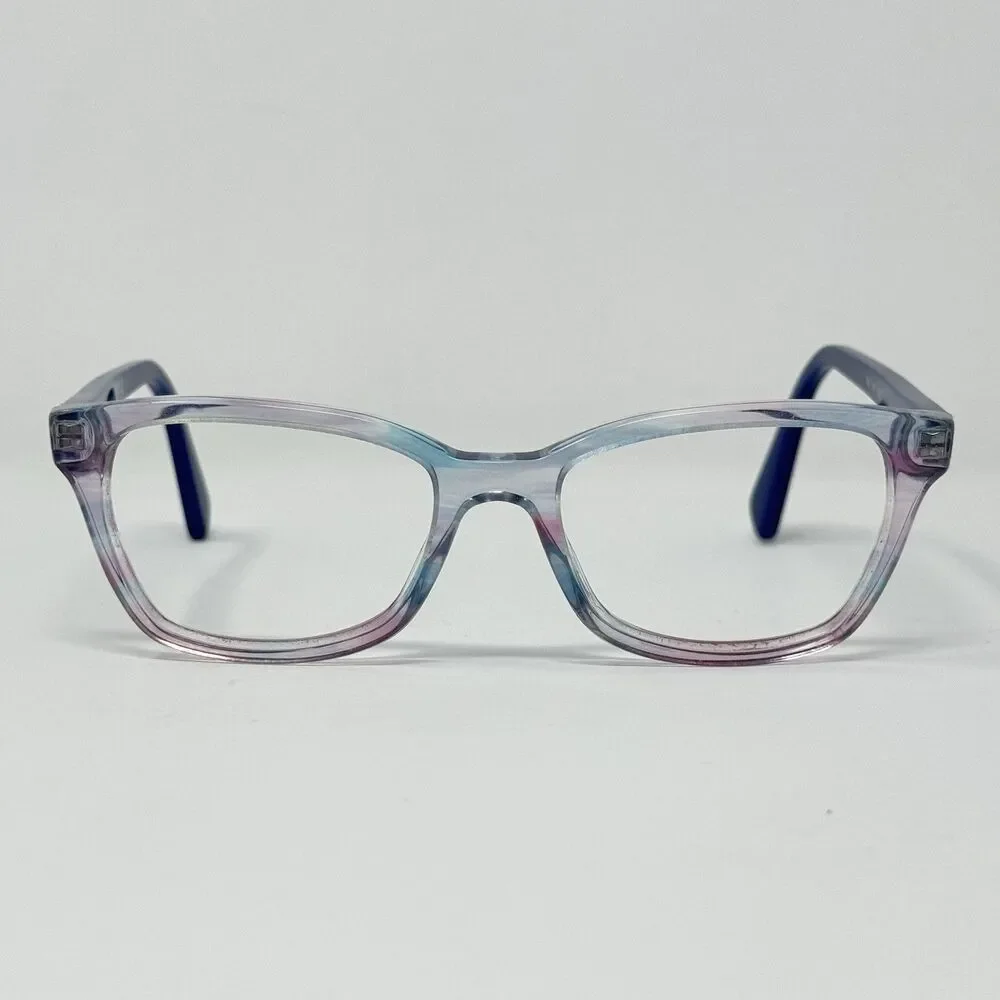 Ray-Ban RB1591 3807 Transparent Purple Blue Kids Eyeglass Frames 48-16-130